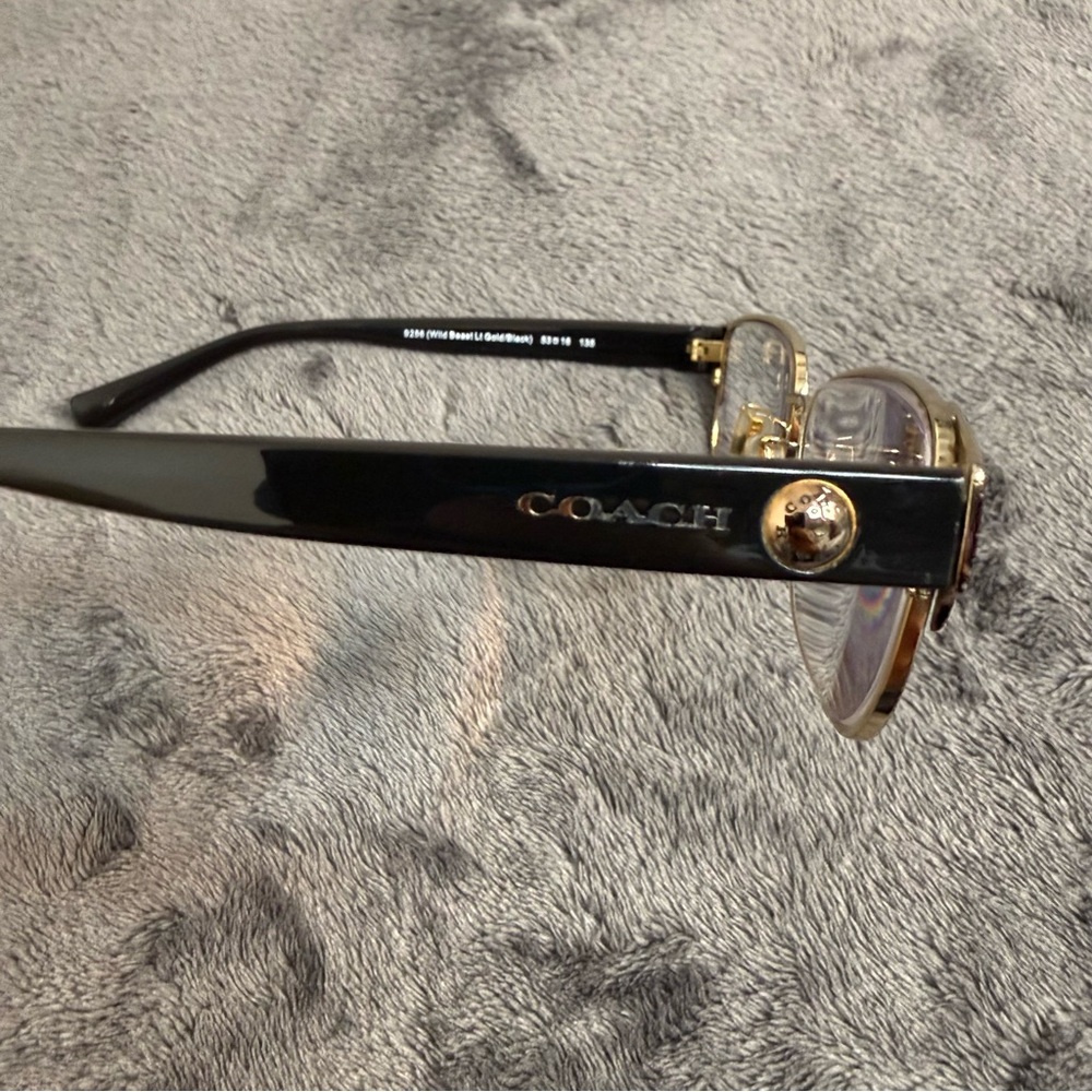 Coach HC 5079 "Wild Beast" Gold & Black Eyeglasses